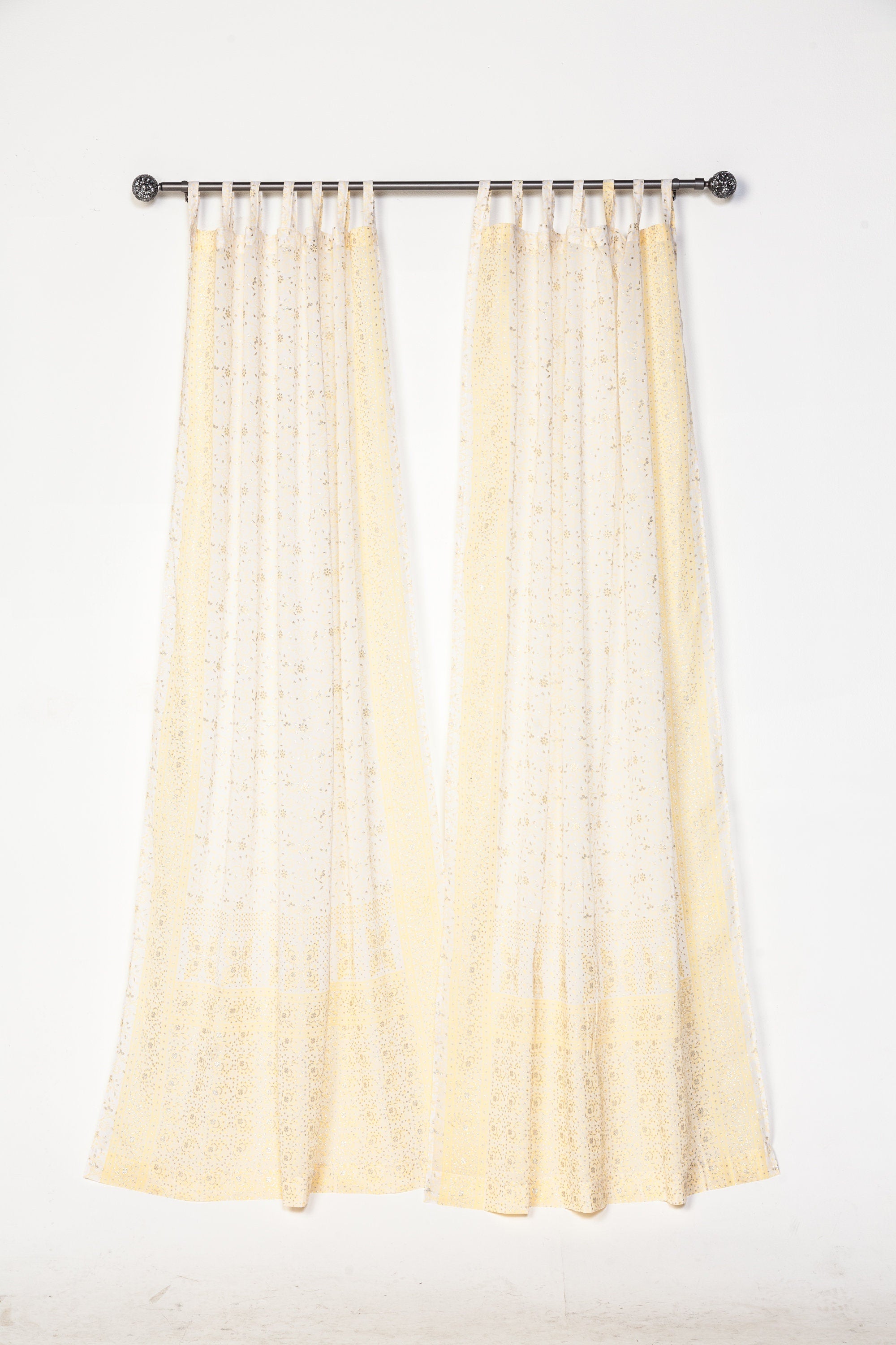 Sheer Drapes, Blue BACKDROP Collection Light-Filtering Bed Canopy Chuppah
