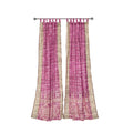 Light-Filtering Sari Curtains 84"L Boho Curtains, Bed Canopy, Tapestry, Window Treatment For Living/Bedroom Customizable Indian Print
