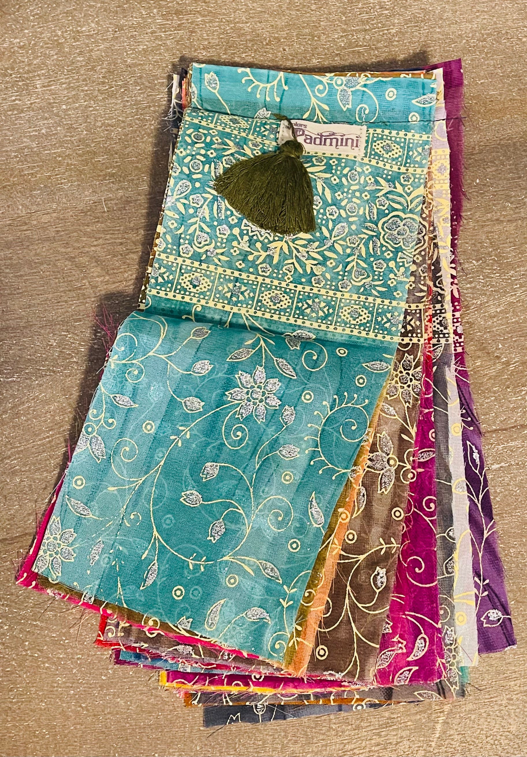 COLORS SWATCHES catalog Sari Curtains Boho style ORDER all our and get a Tote bag with the order