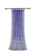 Sari Curtains Light-Filtering, Boho Window Treatment For Living room and Bedroom
