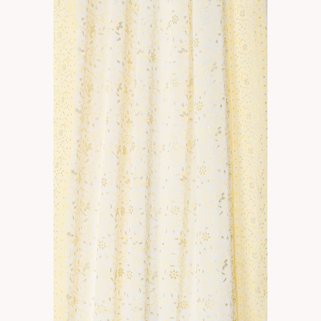 Yoga Studio Curtains Light Filtering Panels, Offwhite Boho Sari Curtains, Meditation Room Drapes, Sheer Window Curtains
