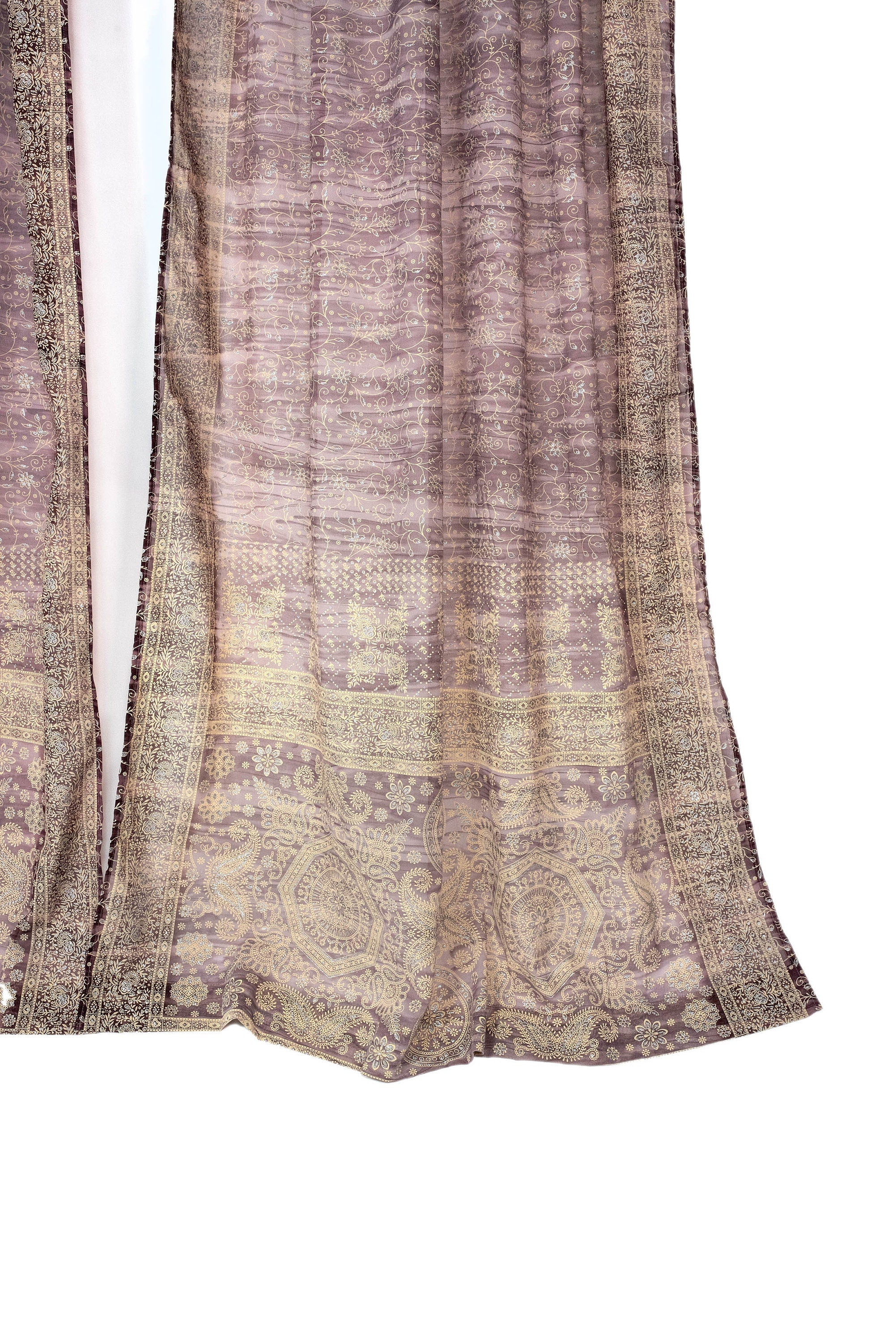 Sari Curtains Lilac and Dusty Plum Light Sheer Drapes for Calm, Serene Bedrooms Soft Boho DREAMBoHO Light-Filtering 84"/96"L