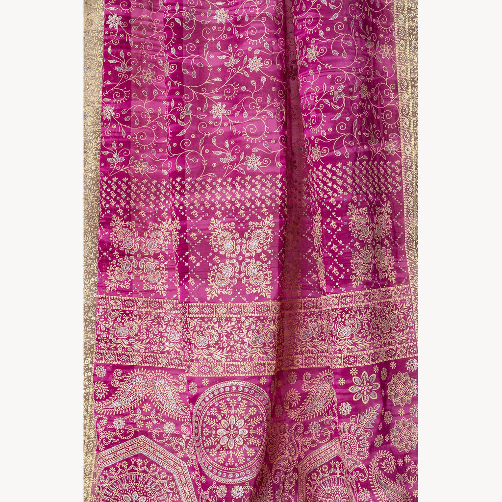 Light-Filtering Sari Curtains 84"L Boho Curtains, Bed Canopy, Tapestry, Window Treatment For Living/Bedroom Customizable Indian Print