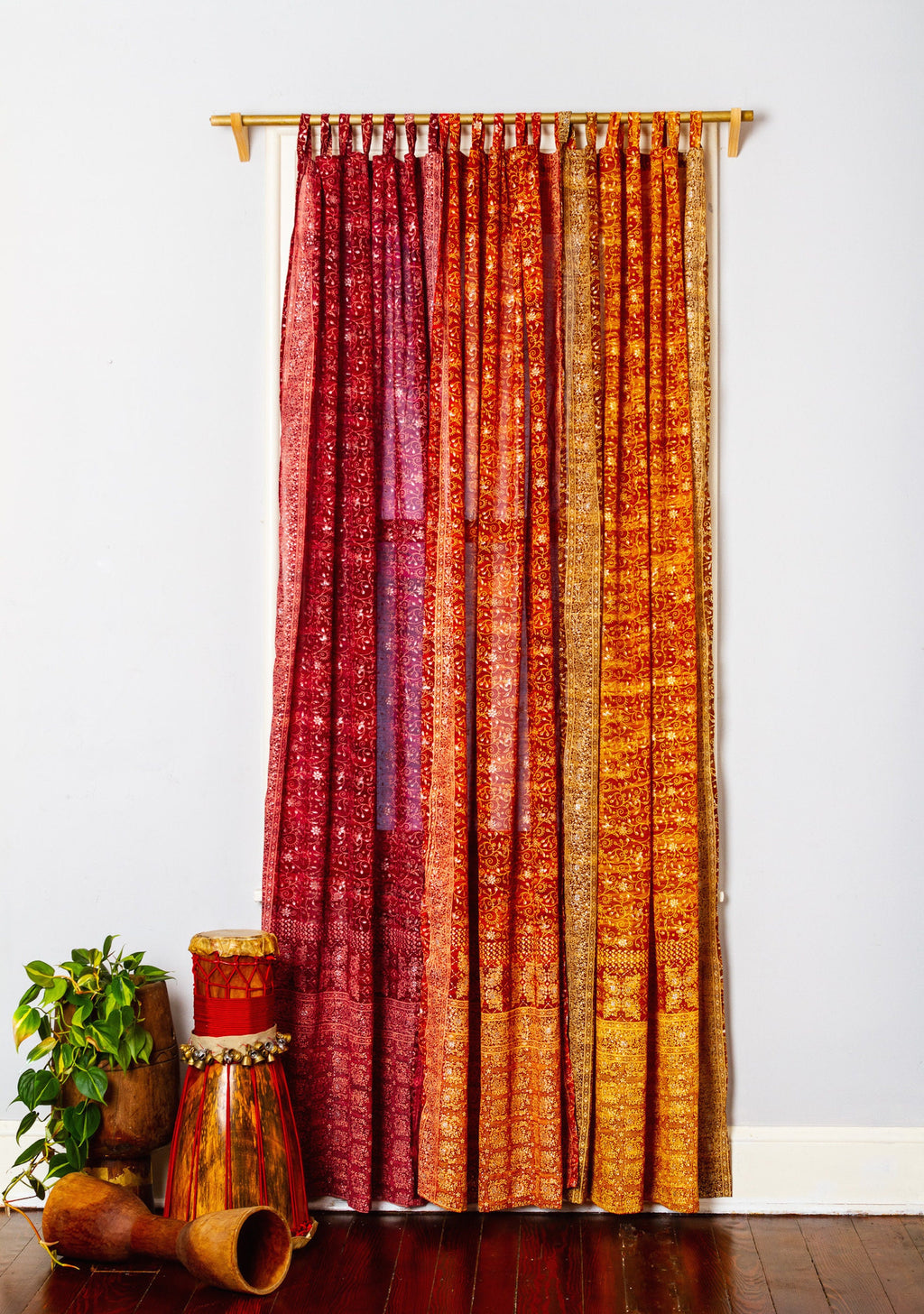 Saffron Marigold light filtering Window Treatment