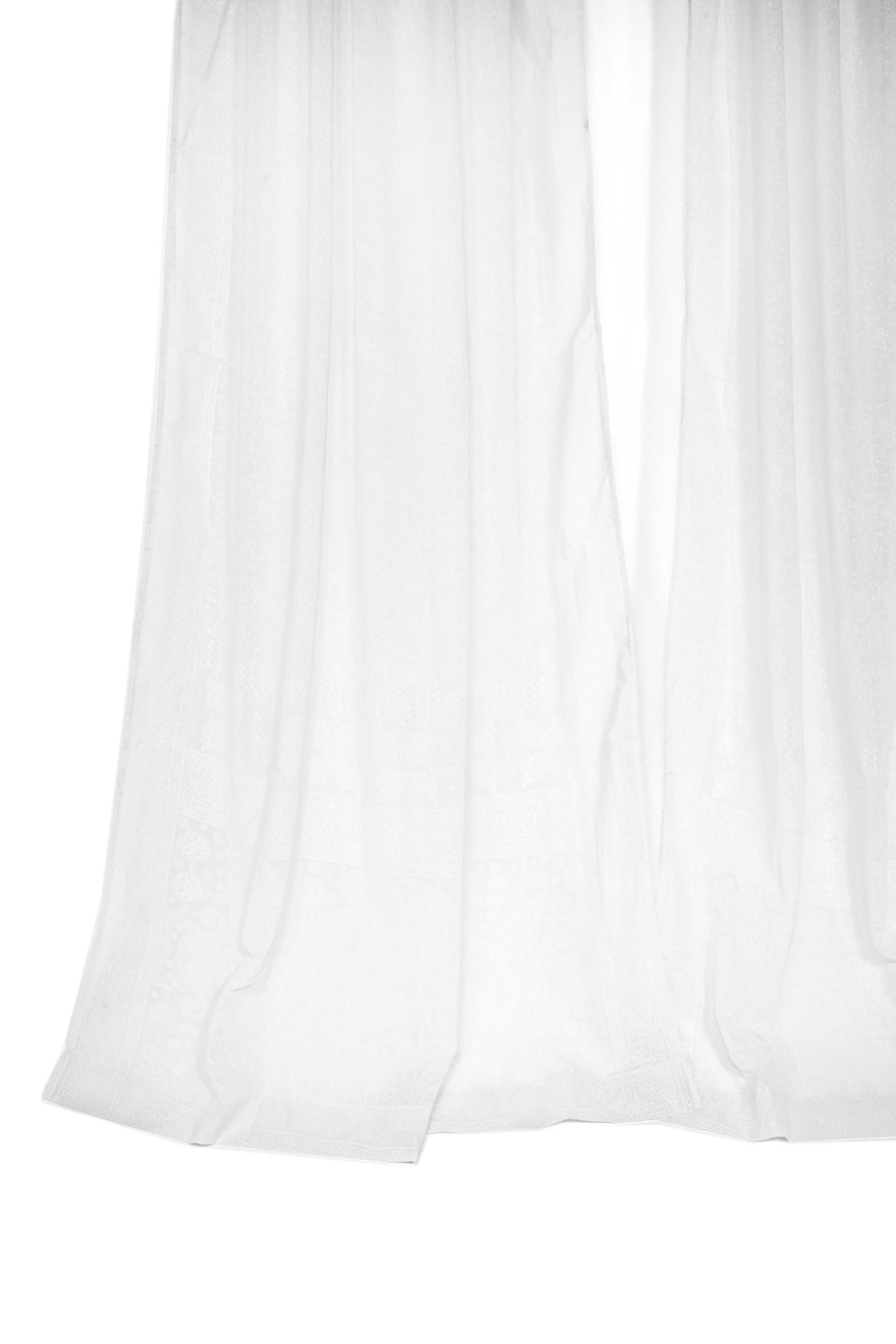 Blush/Cream Sari Curtains Boho Sheer Drapes Romantic Boho Colors light filtering Panels Dusty-Rose Vanilla White backdrop Window treatment