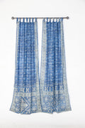 Sheer Drapes, Blue BACKDROP Collection Light-Filtering Bed Canopy Chuppah