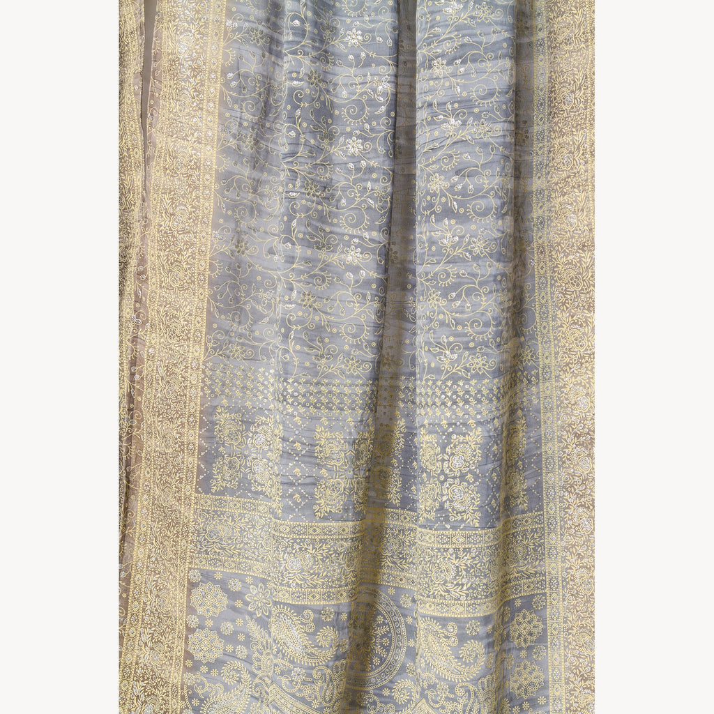 Sari Curtains 84"/96"L Light-Filtering Boho Curtains, Bed Canopy, Tapestry, Sheer drapes Window Treatment For Living/Bedroom Customizable