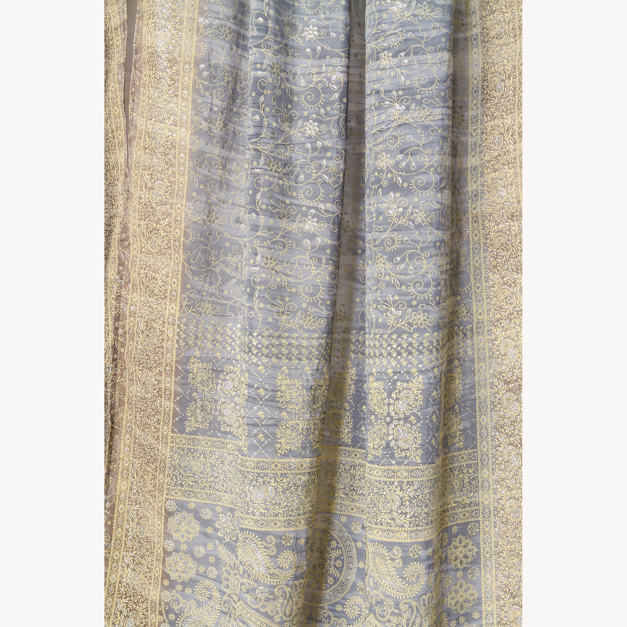 Sari Curtains 84"/96"L Light-Filtering Boho Curtains, Bed Canopy, Tapestry, Sheer drapes Window Treatment For Living/Bedroom Customizable