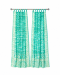 Light-Filtering Sari Curtains 84"L Boho Curtains, Bed Canopy, Tapestry, Window Treatment For Living/Bedroom