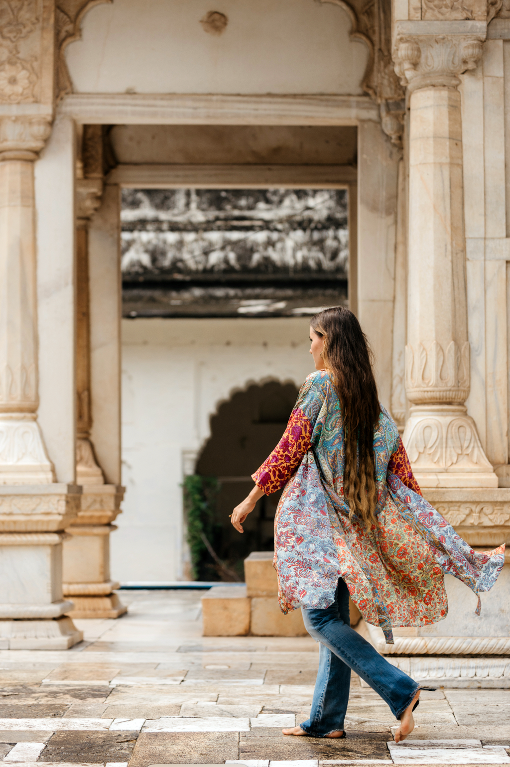 Kimono we love Printed Silk