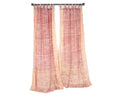 Sari Curtains 84"L Boho Curtains DREAMBoHO Collection Light-Filtering BLUSH Chubby Chic Bed Canopy, Window Treatment For Living/Bedroom