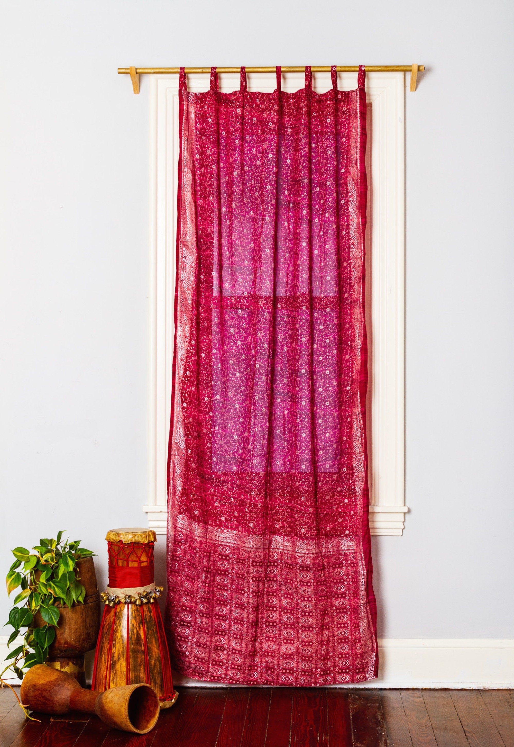 Saffron Marigold Colors light filtering Window Treatment