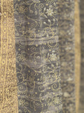 Block Print Sari Curtains, Light filtering , Boho Window Treatment, 84/96"L