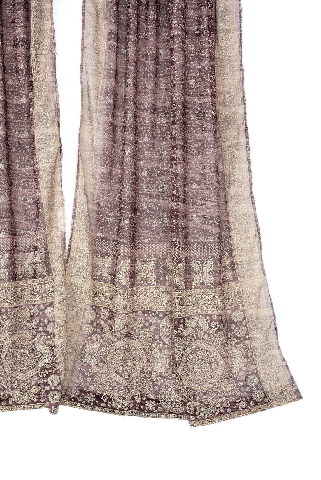 Sari Curtains 84"/96"L Plum Boho drapes DREAMBoHO Collection Light-Filtering backdrop Bed Canopy, Tapestry, Window Treatment Living/Bedroom