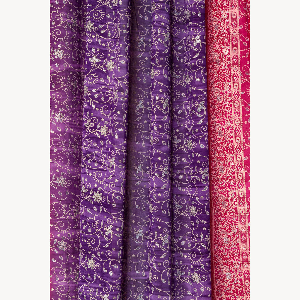 Light-Filtering Sari Curtains 96"L Boho Curtains, Bed Canopy, Tapestry, Window Treatment For Living/Bedroom Customizable