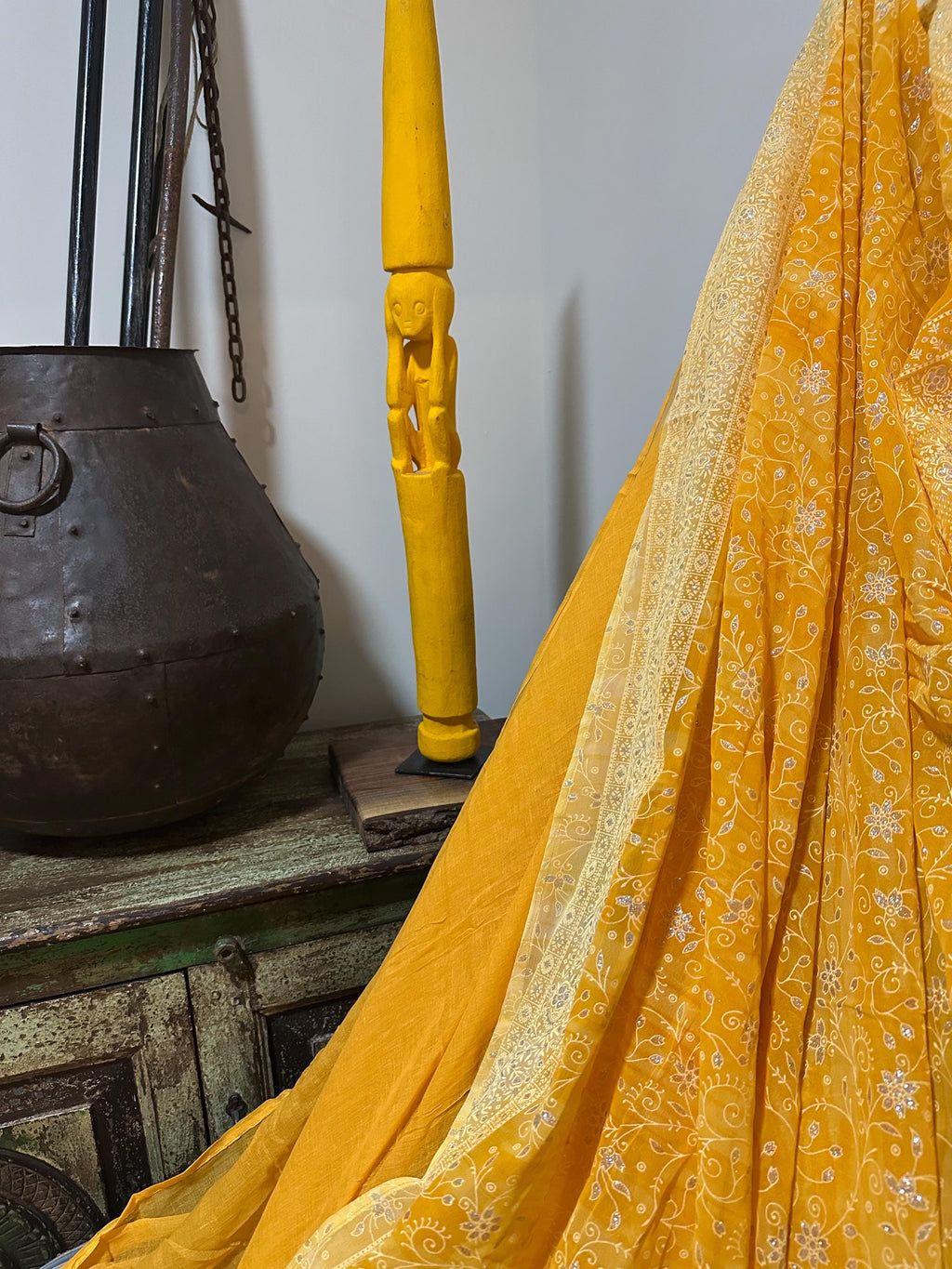 LINED PANELS Sari Curtains 84"/96"L Boho Curtains, Light-Filtering, Lined Window Treatment with soft cotton Gauze Back Panel beautiful print