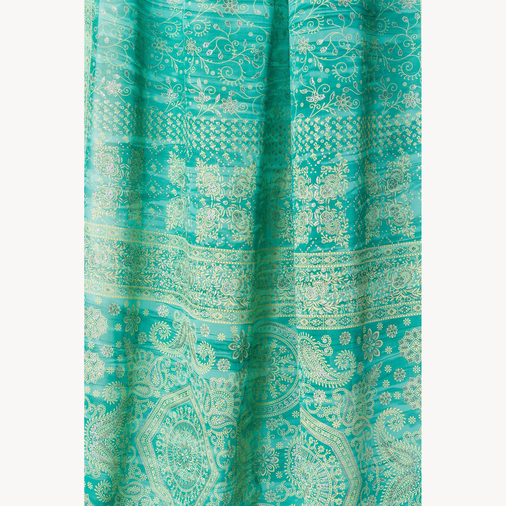 Light-Filtering Sari Curtains 84"L Boho Curtains, Bed Canopy, Tapestry, Window Treatment For Living/Bedroom