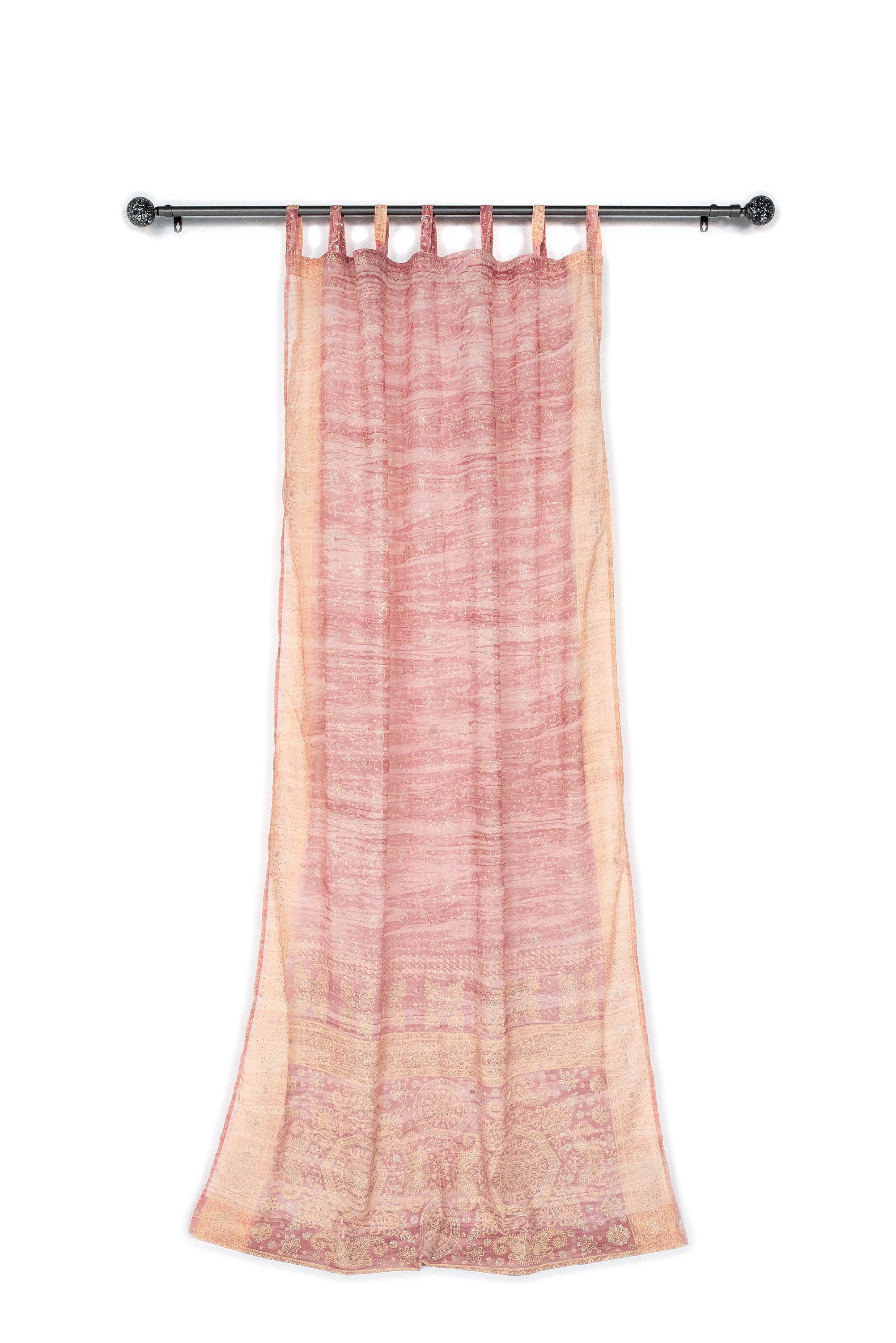 Sari Curtains Light-Filtering Sari Curtains 84"/96"L Boho Curtains DREAMBoHO pastels, Bed Canopy, backdrop Window Treatment Living/Bedroom