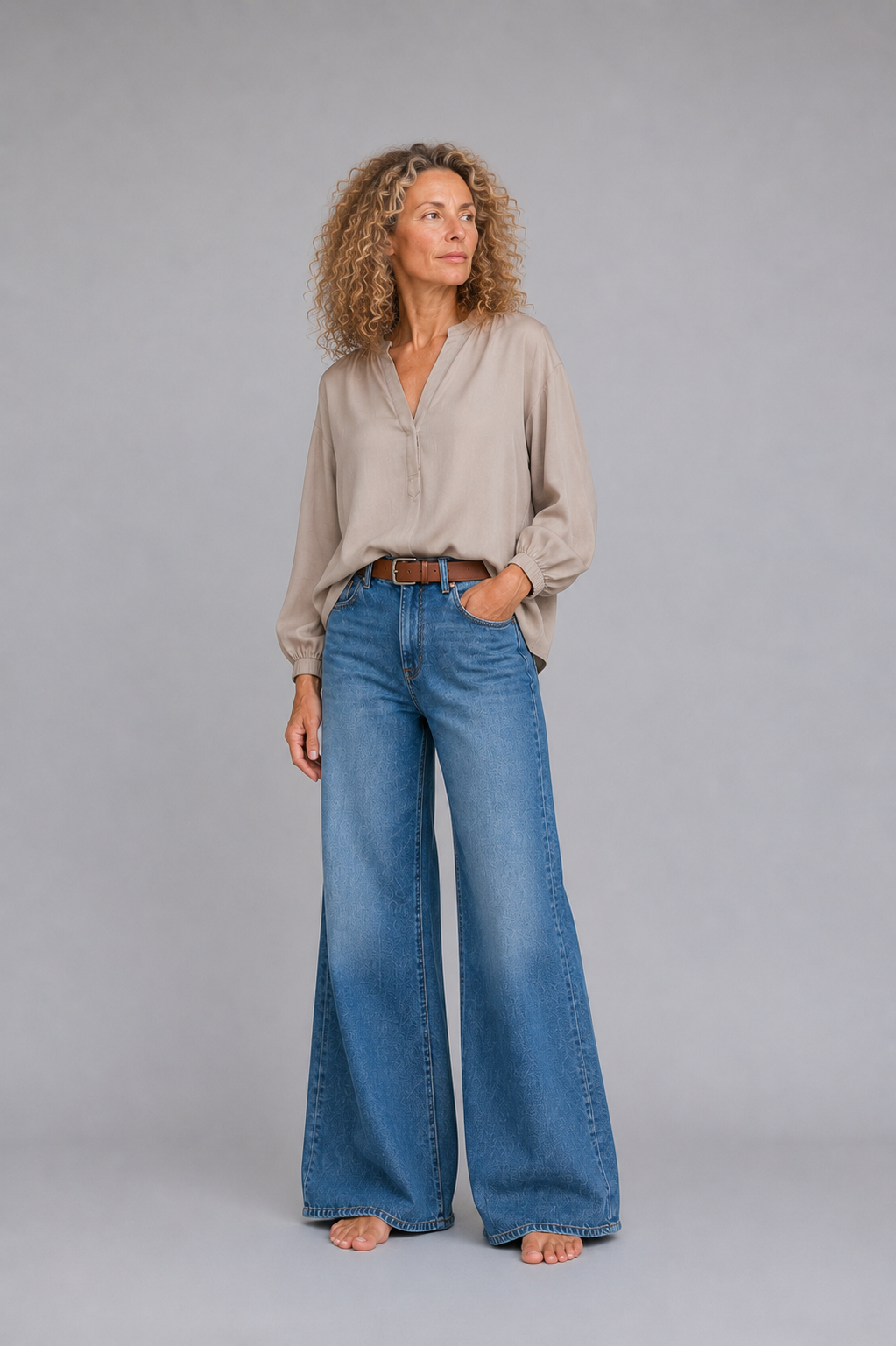 CLRS Woman - Luna Satin Lycra Blouse