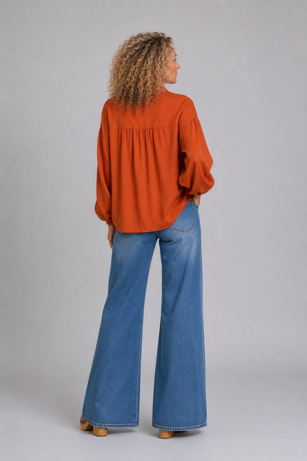 CLRS Woman - Luna Satin Lycra Blouse