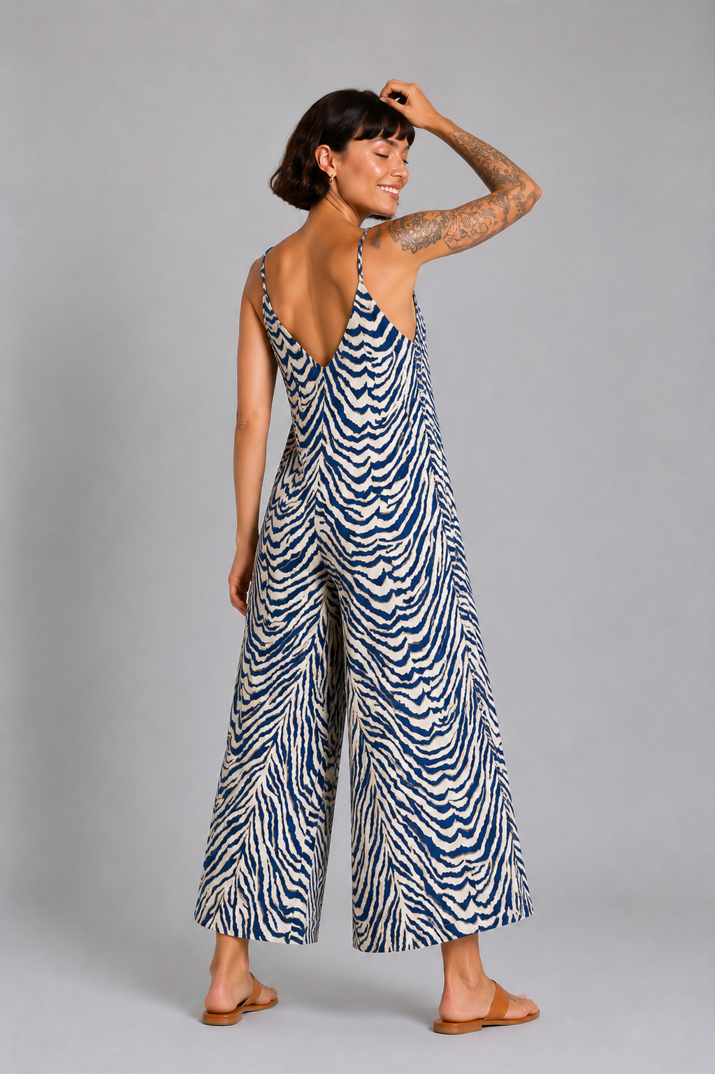 CLRS Woman - Boho Tribal Wide Leg Jumpsuit